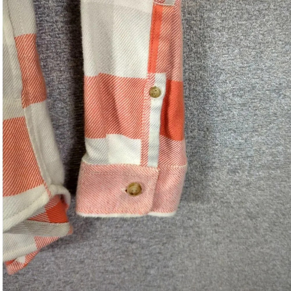L.L.Bean Women's Soft-Brushed Flannel Shirt Jacket with Pockets Plaid XS - Picture 5 of 12